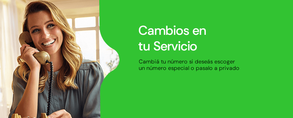 Cambios en tu servicio 