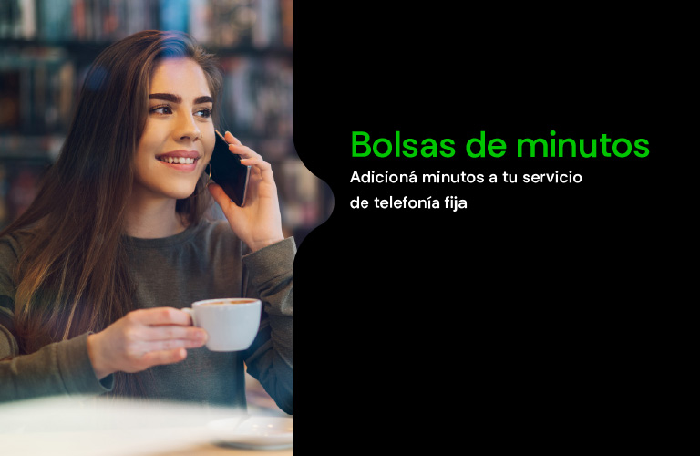 Adicioná minutos a tu servicio de telefonía fija