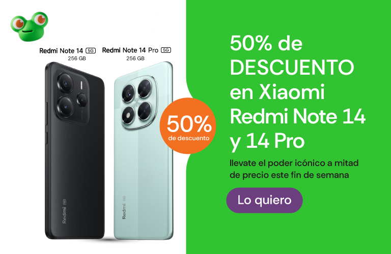 50% de descuento en Xiaomi Redmi Note 14 y 14 Pro