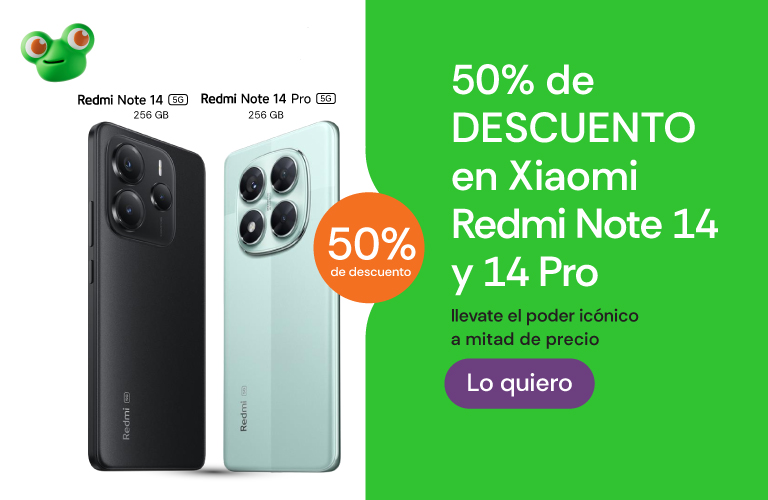 50% de descuento en Xiaomi Redmi Note 14 y 14 Pro