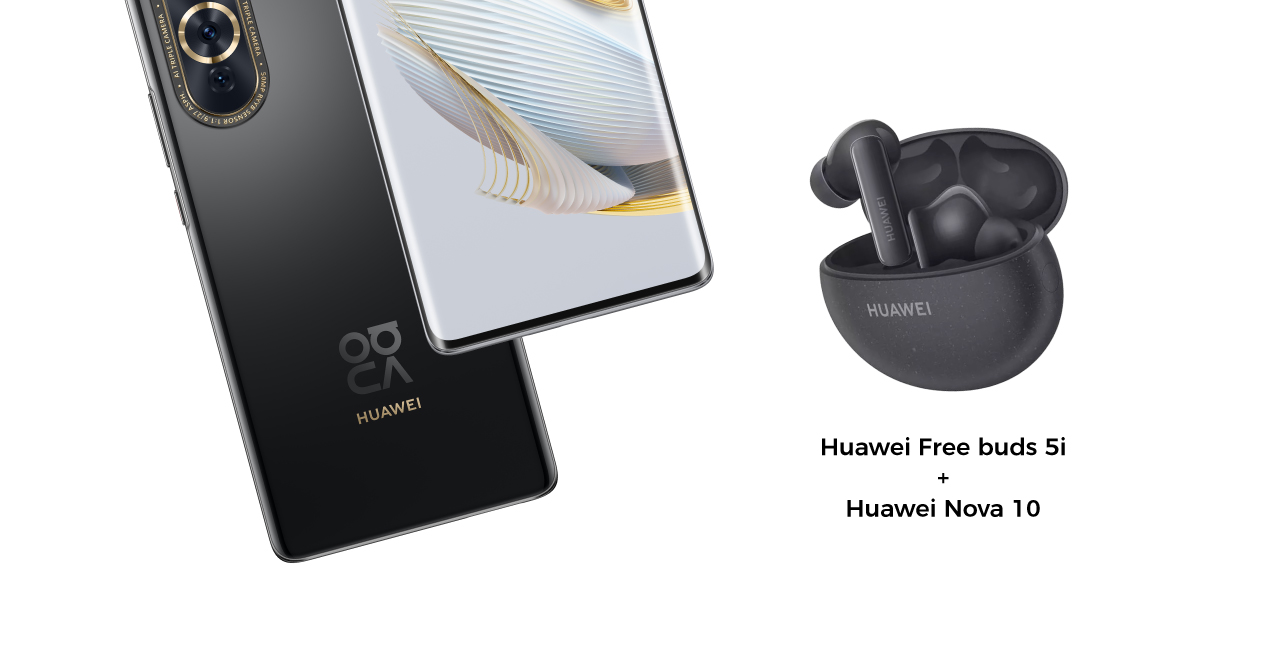 Combo Huawei Free buds 5i + Huawei Nova 10