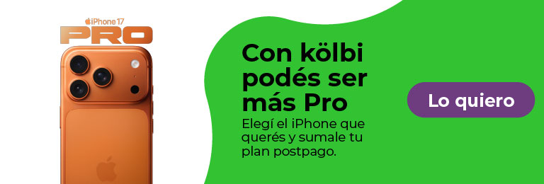 Con kölbi podés ser más pro, elegí el iPhone que querés y sumale tu plan postpago