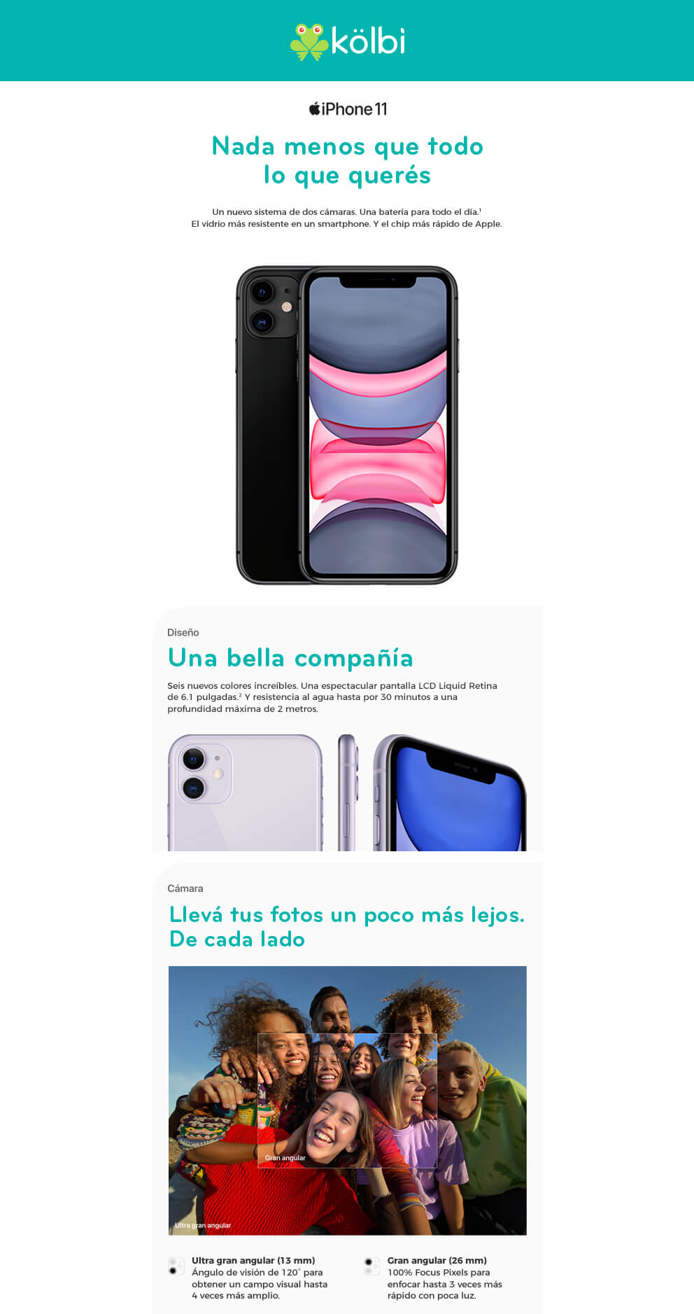 iPhone 11, nada menos que todo lo que querés!