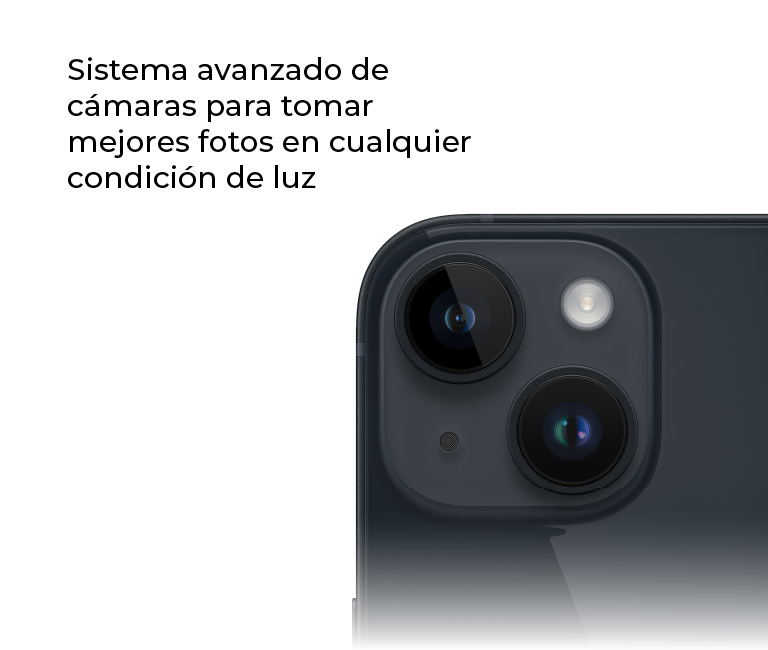 Apple iPhone 14 sistema avanzado de cámaras