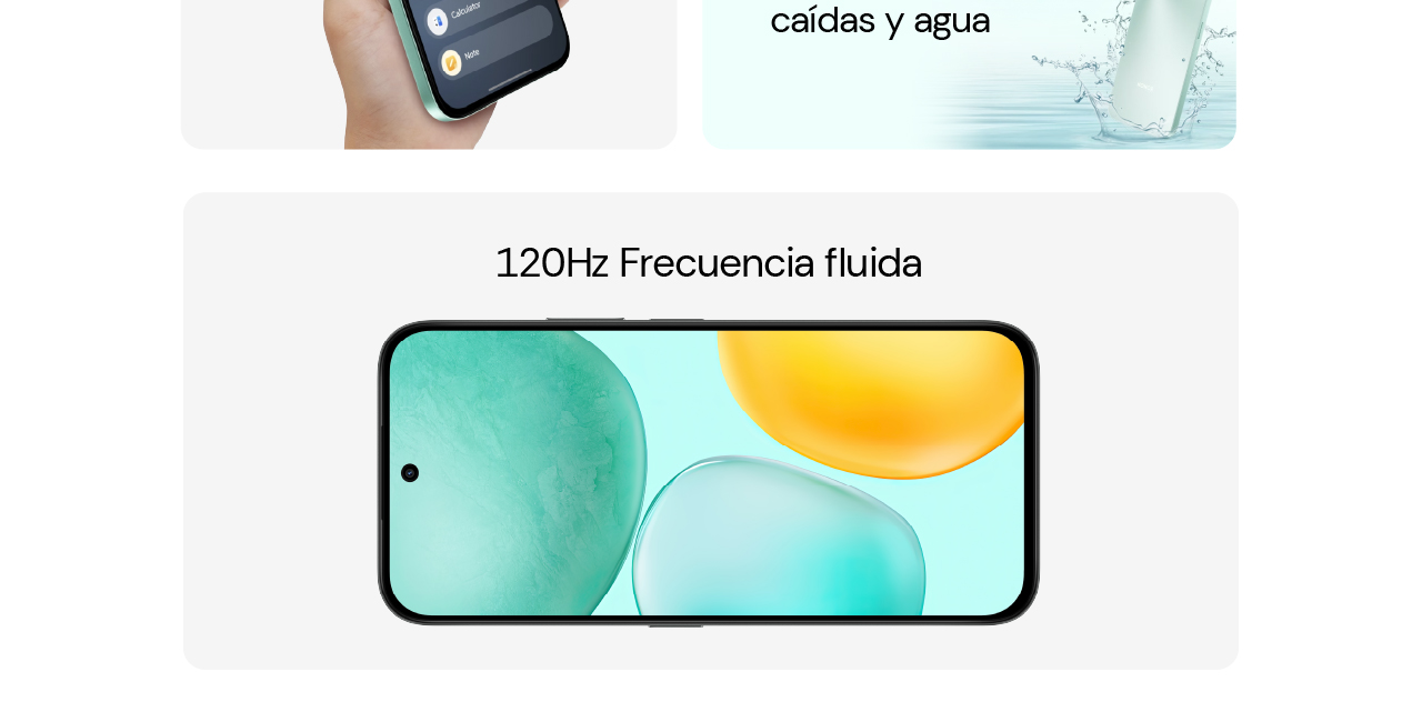 HONOR X6c batería 5300 mAh con 35w