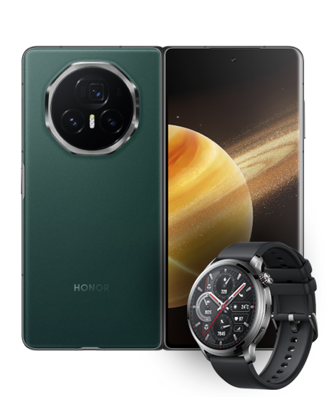 HONOR Magic V3 vista frontal y trasera