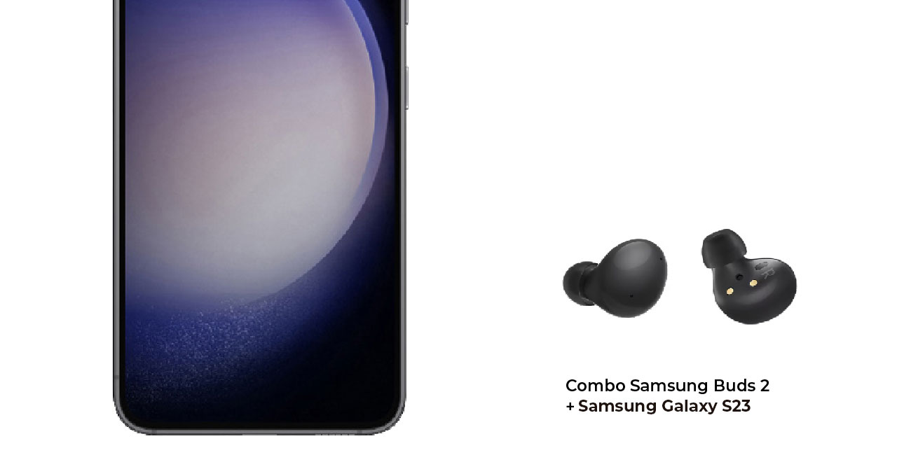 Combo Samsung Buds 2 + Samsung S23