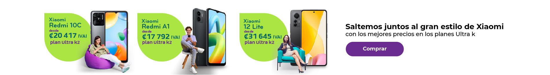 Saltemos juntos al gran estilo de Xiaomi, con los mejores precios en los planes Ultra k. Comprar 