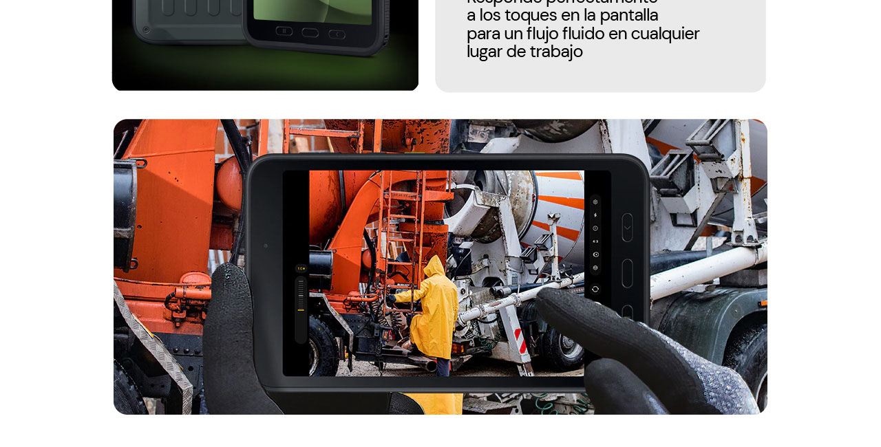 Pantalla táctil para un flujo fluido en cualquier lugar de trabajo