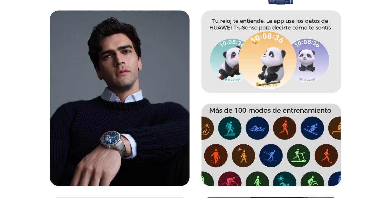 Más de 100 modos de entrenamiento