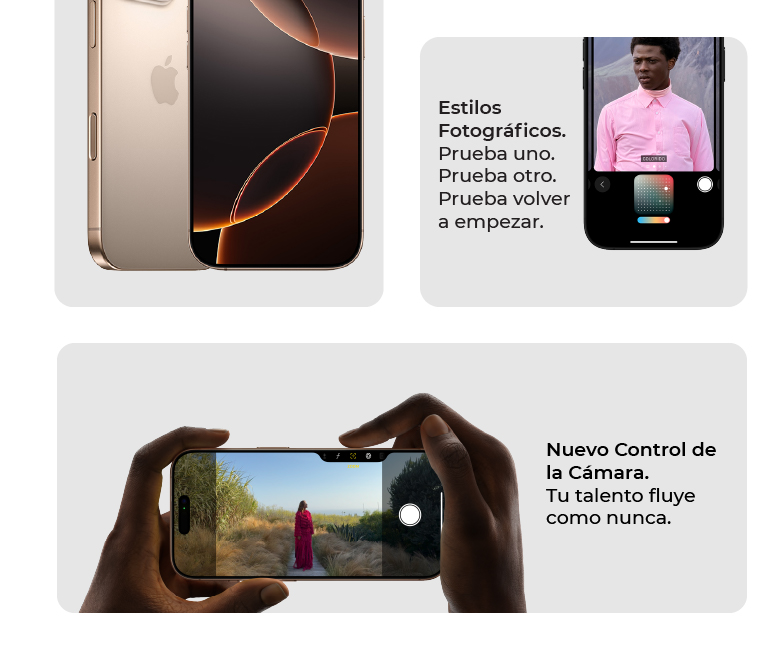 iPhone 16 Pro Max con nuevo control de la cámara