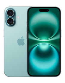 iPhone 16 vista frontal y trasera