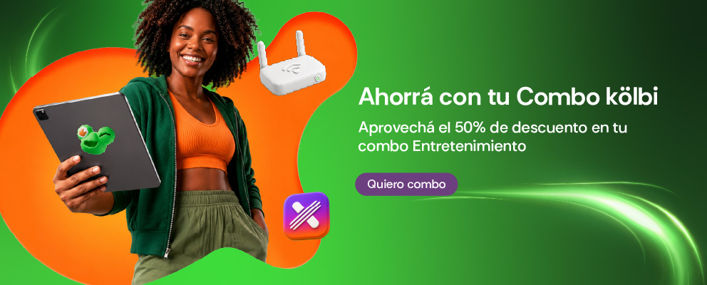 Solicitá tu combo kölbi, dejanos tus datos y pronto disfrutarás de más beneficios y descuentos