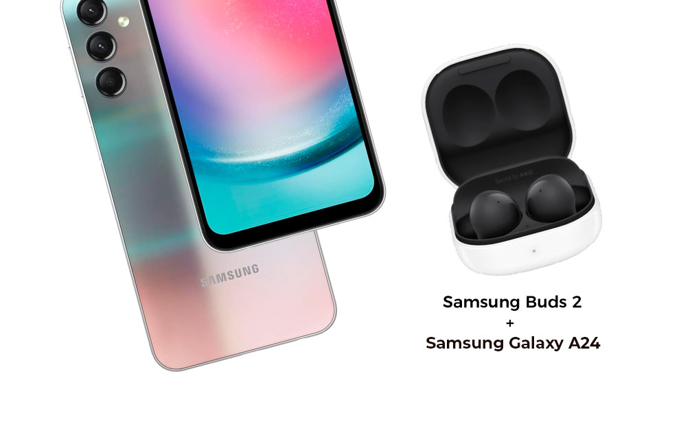 Combo Samsung Buds 2 + Samsung Galaxy A24