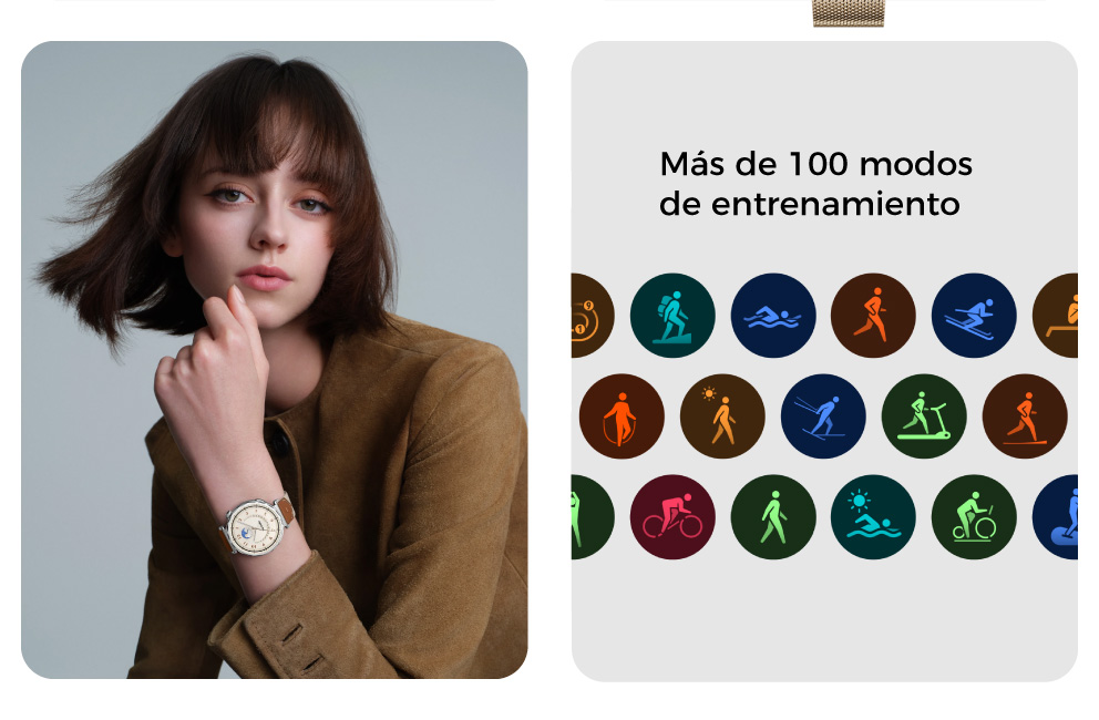 Más de 100 modos de entrenamiento 