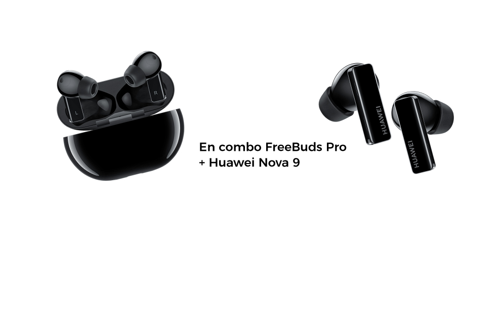 En combo FreeBuds Pro + Huawei Nova 9