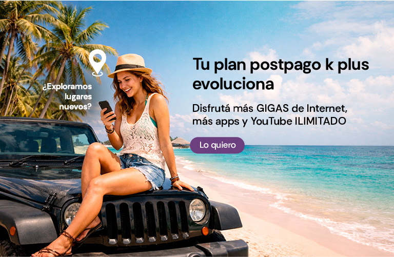 Disfrutá más gigas de Internet, más apps y YouTube ilimitado
