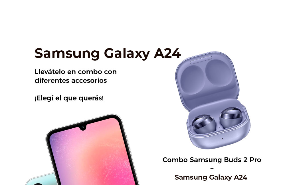 Combo Samsung Buds 2 Pro + Samsung Galaxy A24