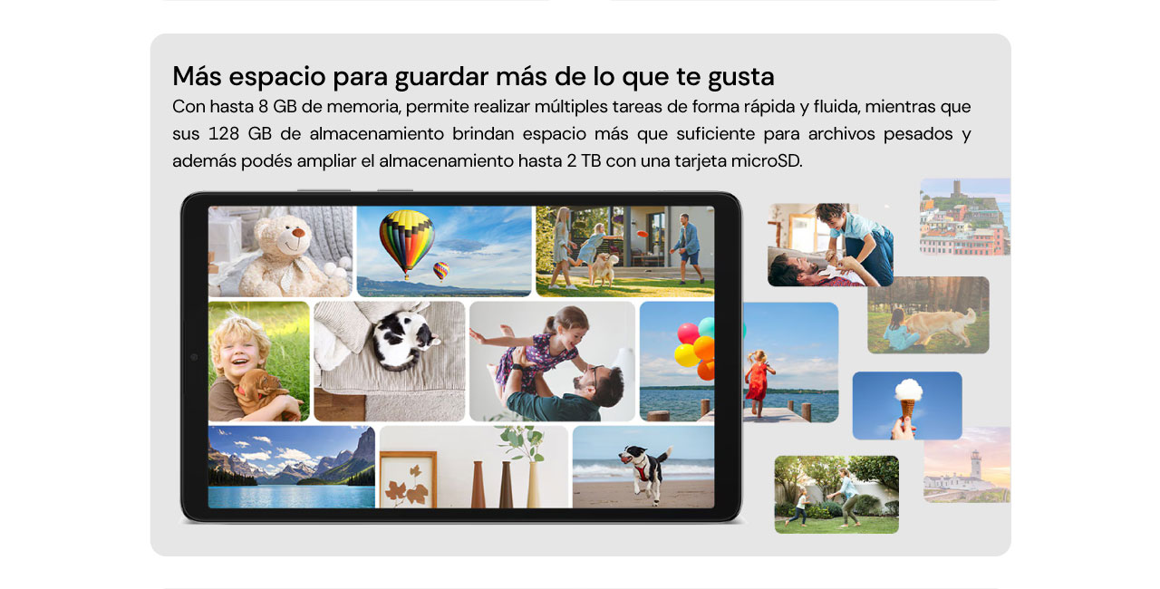 Más espacio para guardar más de lo que te gusta