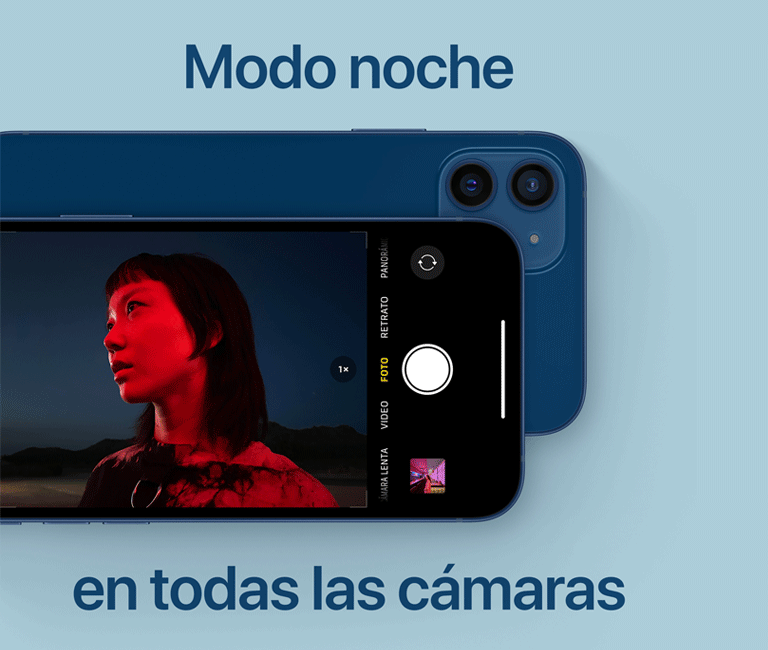 iPhone 12 con modo noche en todas las cámaras