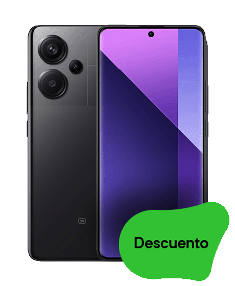 Xiaomi Redmi Note 13 Pro+ 5G vista frontal y trasera