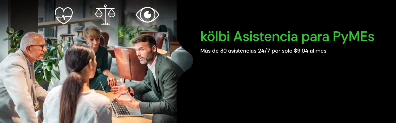 kölbi Asistencia para PyMEs: Más de 30 asistencias 24/7