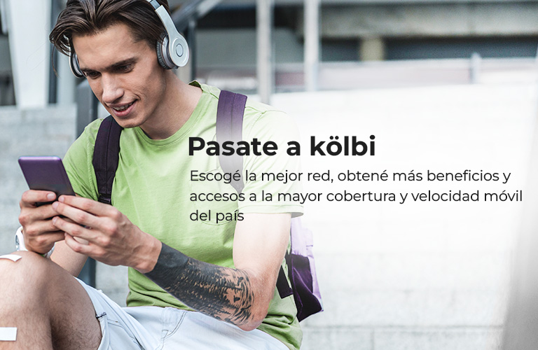 Da el salto a kölbi, nosotros te cubrimos con la mejor red, los mejores planes y la mayor cobertura