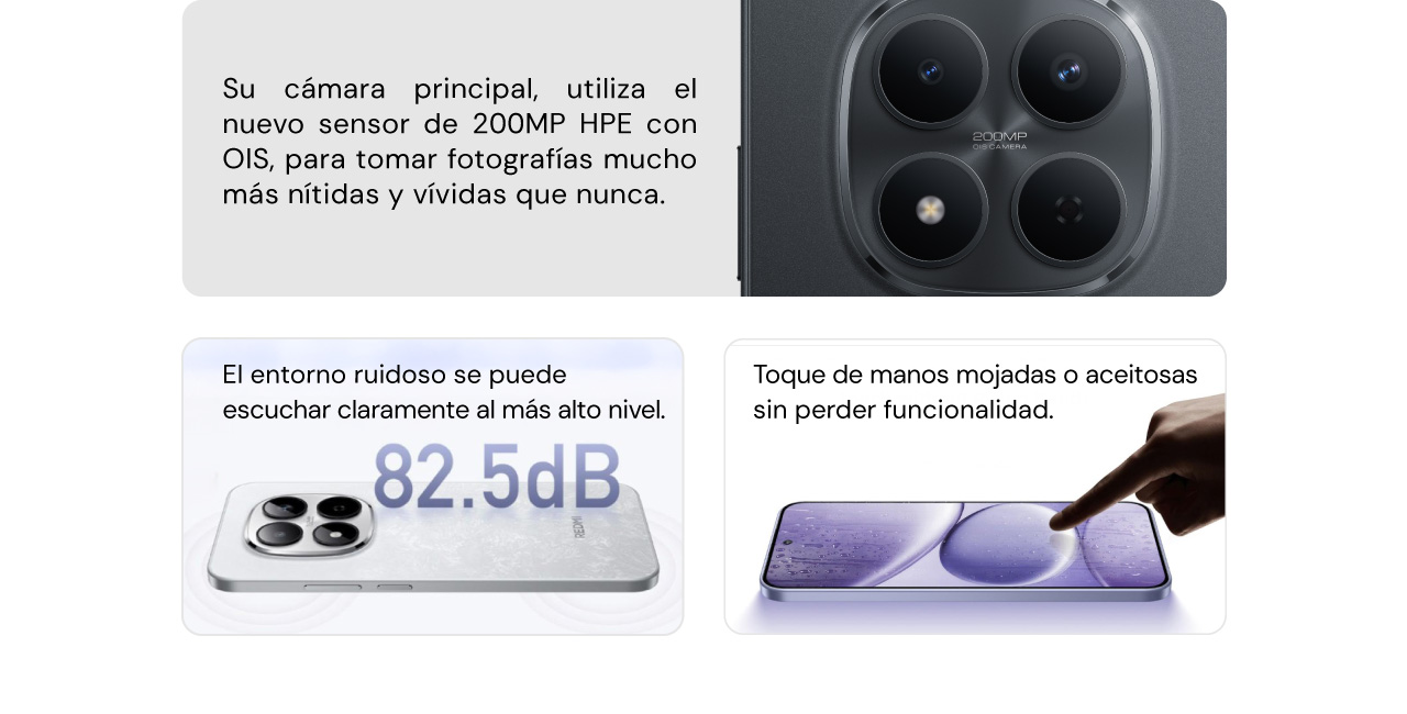 Su cámara principal, utiliza el nuevo sensor de 200MP HPE con OIS