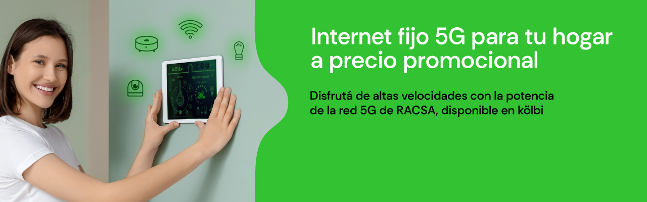 Internet fijo 5G para tu hogar a precio promocional, aprovechá y contratalo