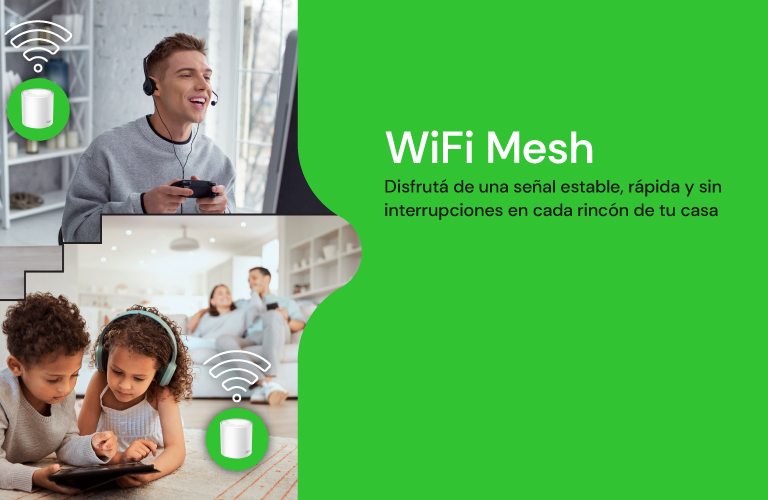 kölbi WiFi Mesh. Disfrutá de una señal estable,en cada rincón de tu casa