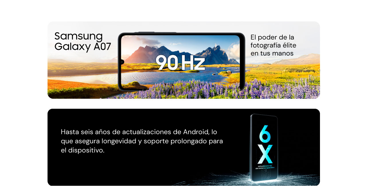 Samsung Galaxy A07: el poder de la fotografía élite en tus manos