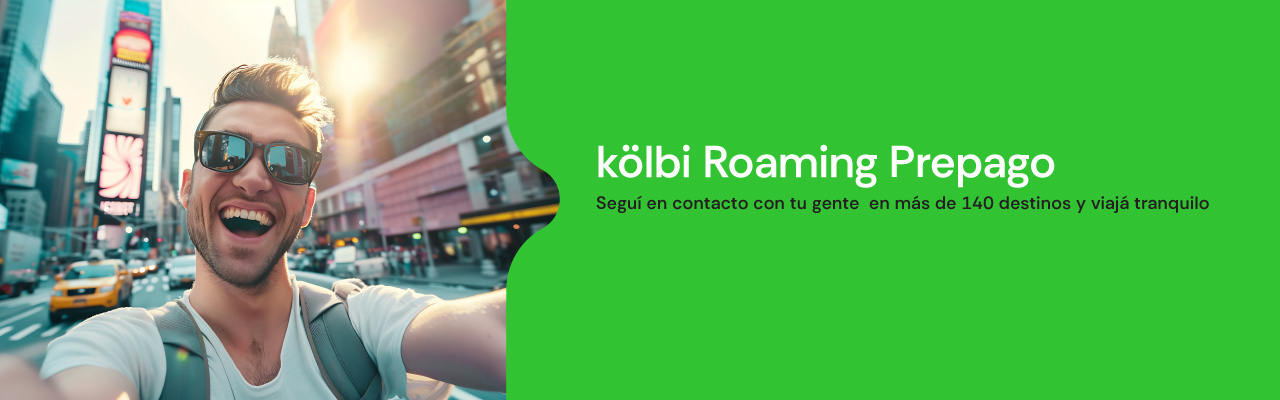 Roaming prepago te conecta con más de 80 países alrededor del mundo, activalo