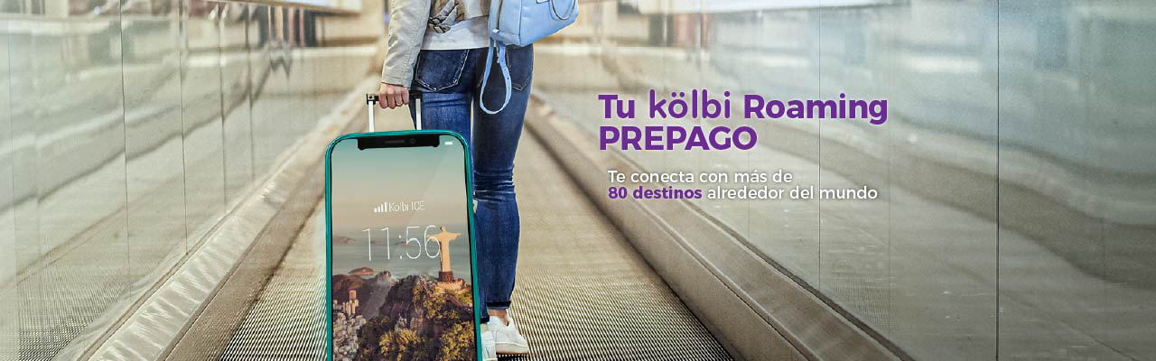 Roaming prepago te conecta con más de 80 países alrededor del mundo, activalo