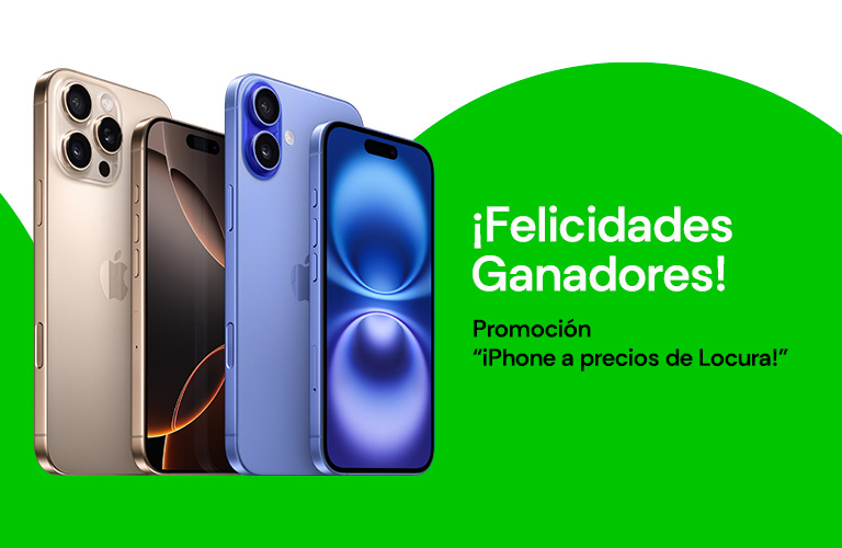 Ganadores Promoción "¡iPhone a Precios de Locura!"
