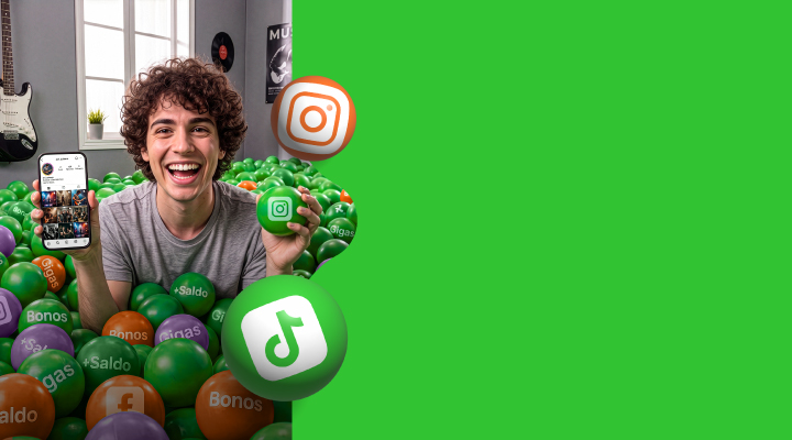 Recargá ₡2.000 o más o descargá la app tribu kölbi+ y descubrí tu premio