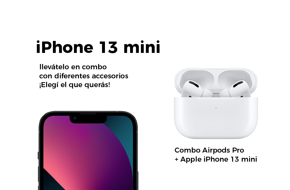 Combo Airpods Pro + Apple iPhone 13 Mini