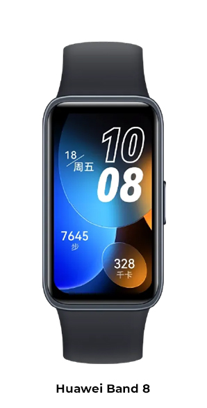Huawei band 8 vista frontal