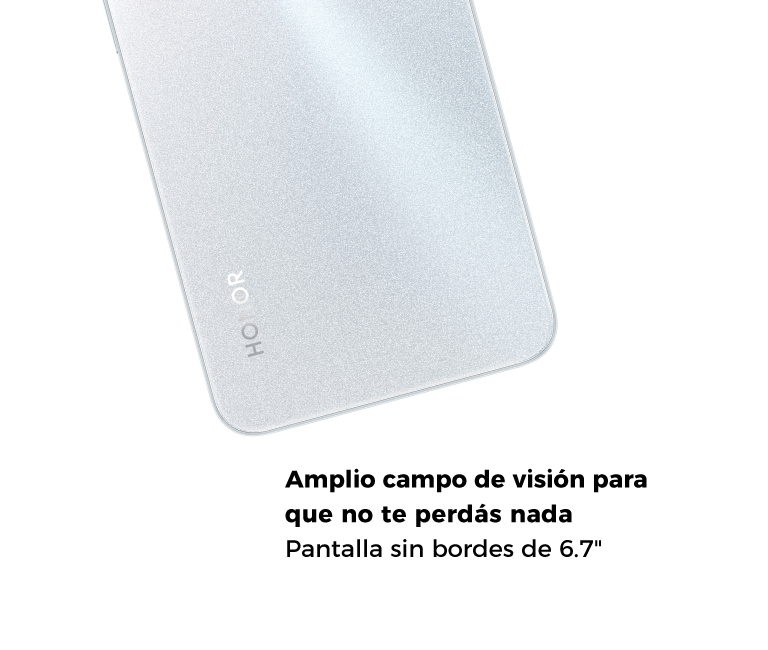 Pantalla sin bordes de 6.7" 