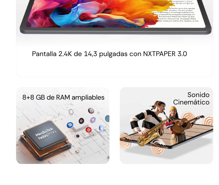 NXTPAPER 14 p8 GB Ram 