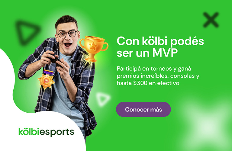 Participá en torneos y ganá premios increíbles con kölbi eSports