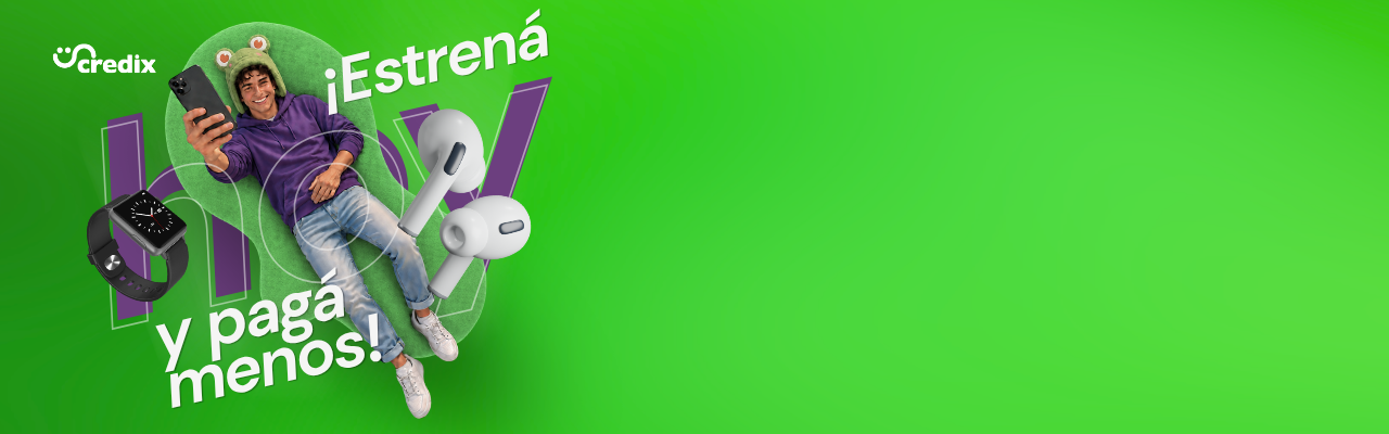 &iexcl;Credix te paga la primera cuota! De tu celular, tableta o accesorio, financiá tu compra a 24 cuotas sin intereses