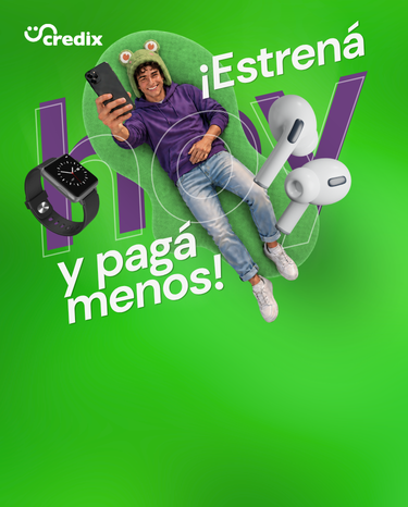 &iexcl;Credix te paga la primera cuota! De tu celular, tableta o accesorio, financiá tu compra a 24 cuotas sin intereses