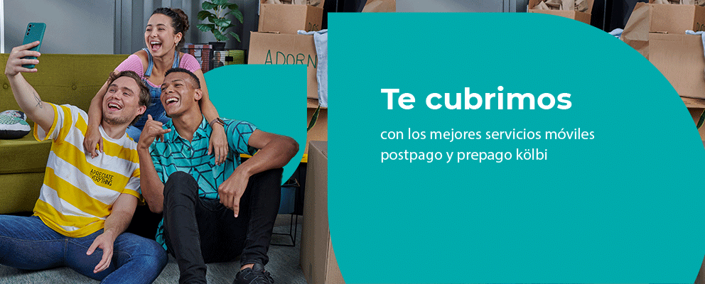 Te cubrimos con los mejores servicios móviles postpago y prepago kölbi