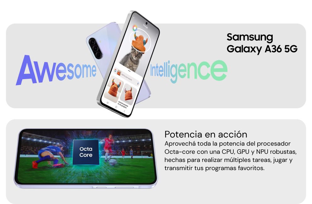 Samsung Galaxy A36: potencia en acción