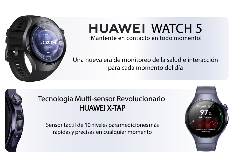 Huawei Watch 5 46MM: sensor Huawei X-TAP