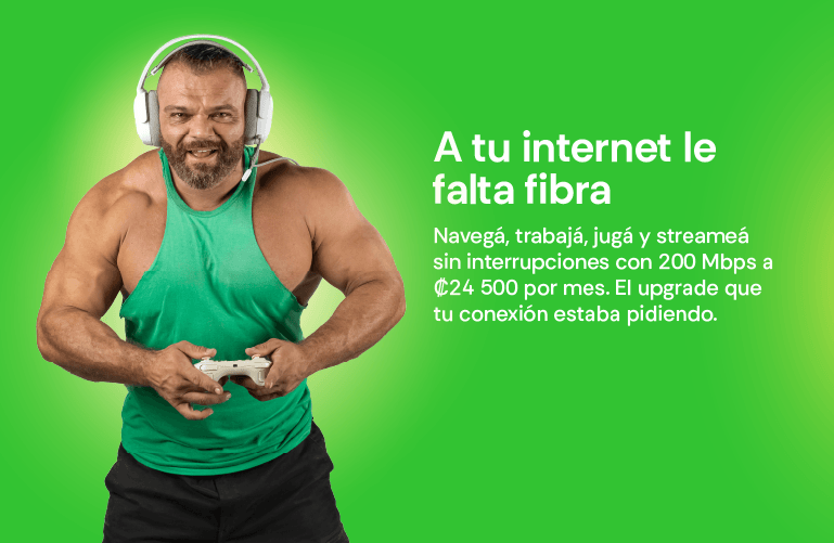 A tu Internet le falta fibra: Navegá, trabajá, jugá y streameá con 200 Mbps por solo ₡24 500
