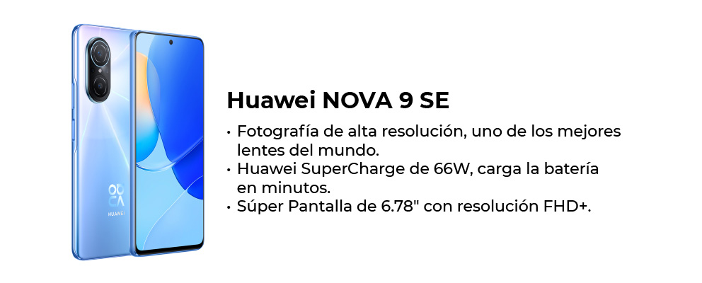 Combo Reloj GT 2Pro + Huawei Nova 9 SE