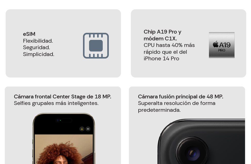 iPhone 17 Air con chip A19y módem C1X