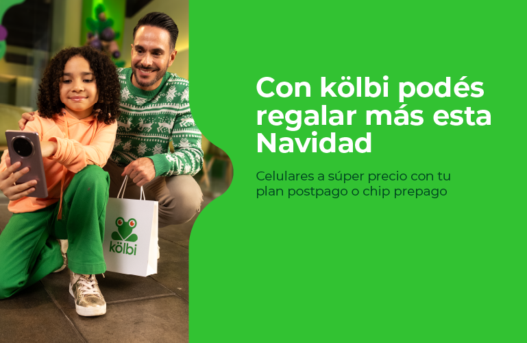 Regalá más esta Navidad. Celulares a súper precio con tu plan postpago o chip prepago