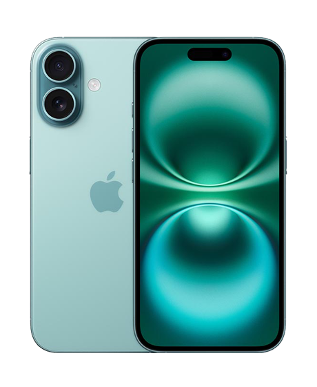 iPhone 16 vista frontal y trasera